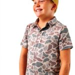 Kids Classic Polo Shirts Deer Camo Small-0