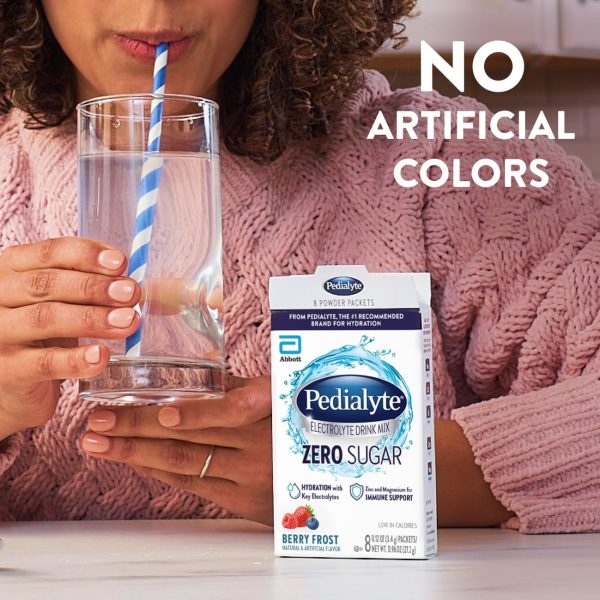 Pedialyte Electrolyte Drink Mix Zero Sugar Powder-3