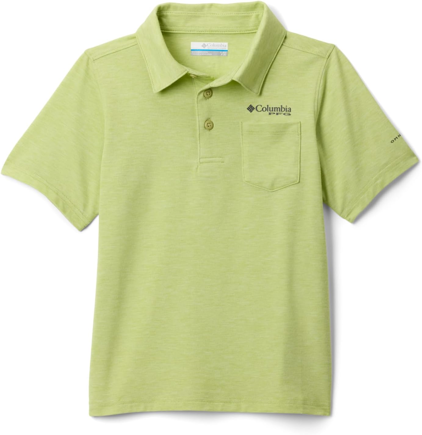 Boys playing soccer in Columbia activewear polos