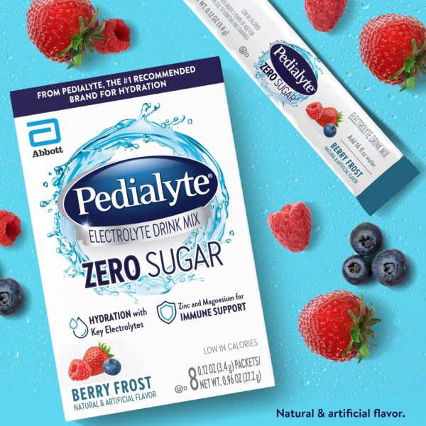 Pedialyte Electrolyte Drink Mix Zero Sugar Powder-1