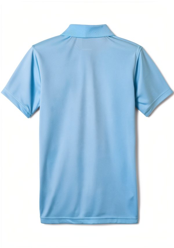 Primary School Light Blue Polo Shirt KIPP Texas Unisex-1
