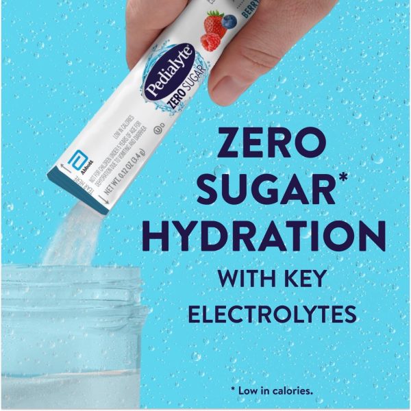 Pedialyte Electrolyte Drink Mix Zero Sugar Powder-2