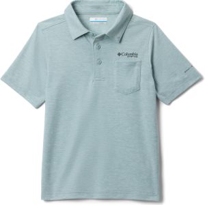 Columbia Boys Activewear Polos XX-Small Crushed Blue Heather-0