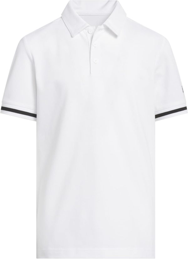 adidas boys polo shirt collegiate navy knit-0