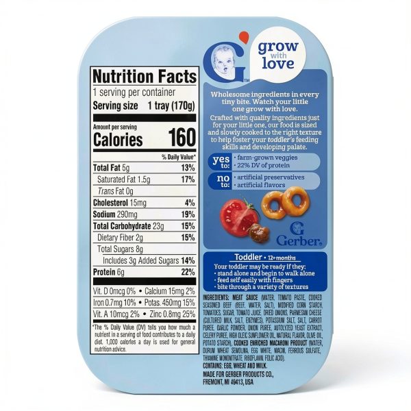 Gerber Toddler Pasta Meals for Kids 12+ Months-2