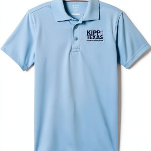 Primary School Light Blue Polo Shirt KIPP Texas Unisex-0