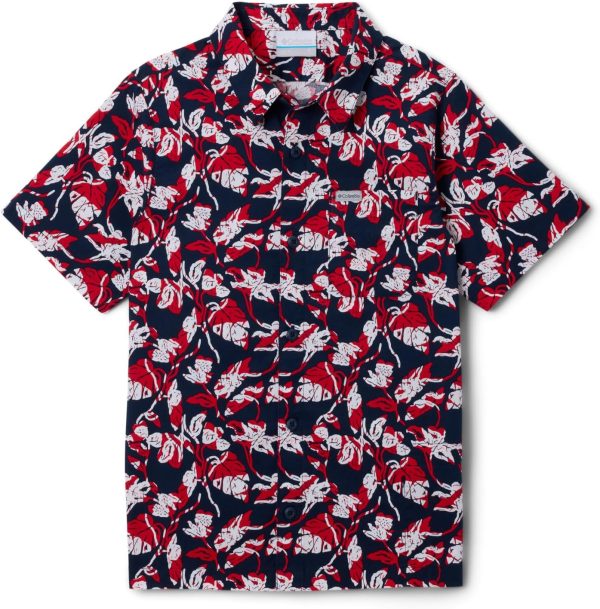 Columbia Boys Button Down Shirt 2 Way Stretch-0