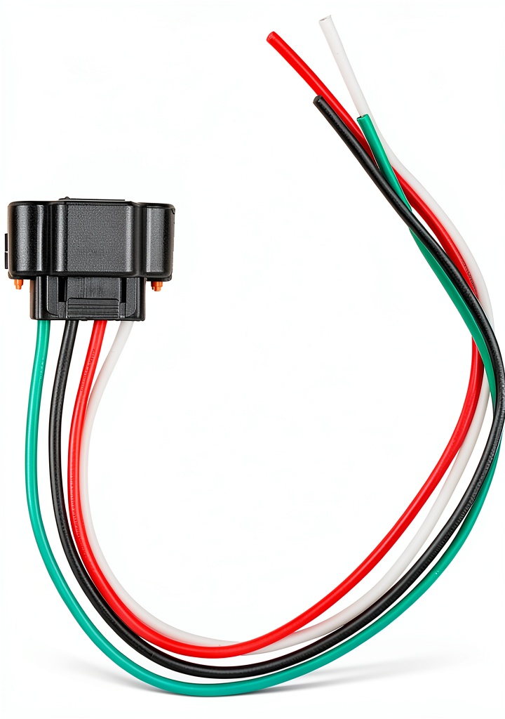 Installing Pedal Sensor Connector AUTOKAY Black Spring on a wooden workbench