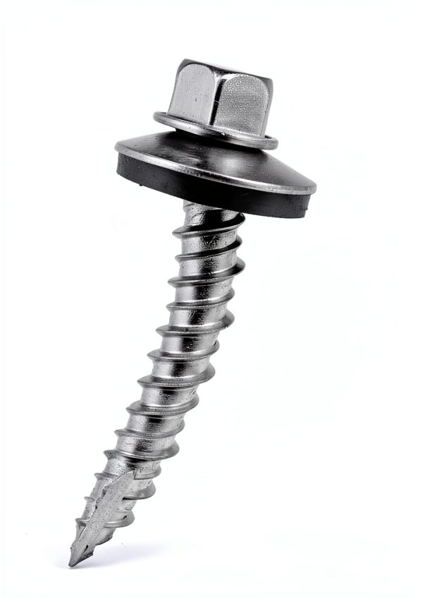 AOKLIT Metal Roofing Screws #10×1-1/2in 1000pcs Hex Head Washers-3