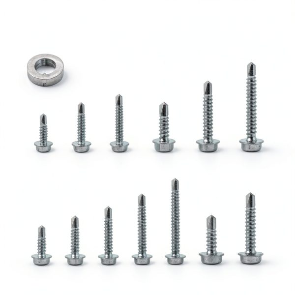 weideer 840pcs Self Tapping Screws for Metal 410 Steel Hex Washer Kit-1