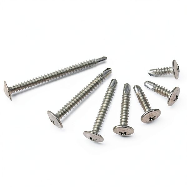 (250pcs) #8 x 1/2" 410 Stainless Steel Self Tapping Screws for Metal Plastic & Wood, Phillips Drive Modified Truss Head, High Strength Sheet Metal Screws (#8 × 1/2")-6